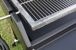 Close-up of Stainless Steel Grates